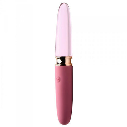 10X Dual End Smooth Silicone/Glass Vibe*