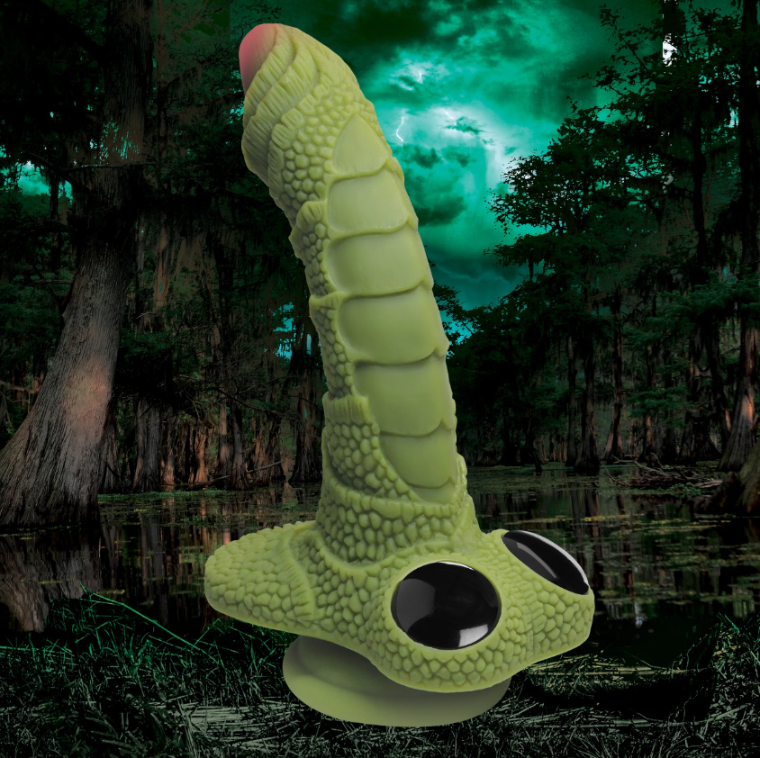Swamp Monster Scaly Silicone Dildo *