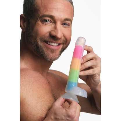 Lollicock 7" GID Rainbow Silicone balls*