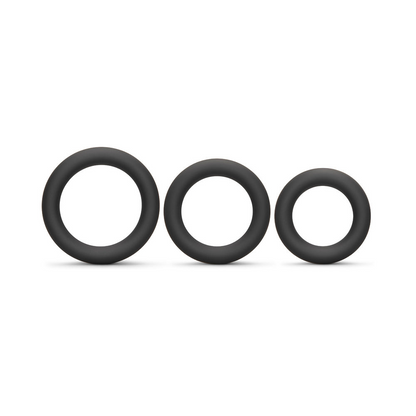 SNUG RING SWOLE - 3-PACK SNUG FIT THICK SILICONE COCK RING