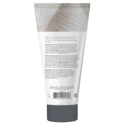 Coochy Shave Cream - AU NATURAL tube 0.5oz / 15ml