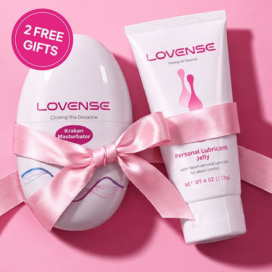 Lovense  Kraken Single + Lovense Closing The Distance Personal Jelly Lubricant 4oz