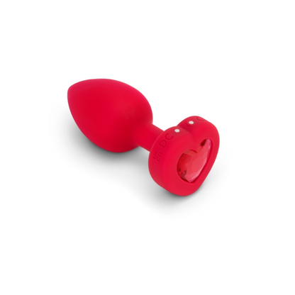 VIBRATING HEART PLUG M/L