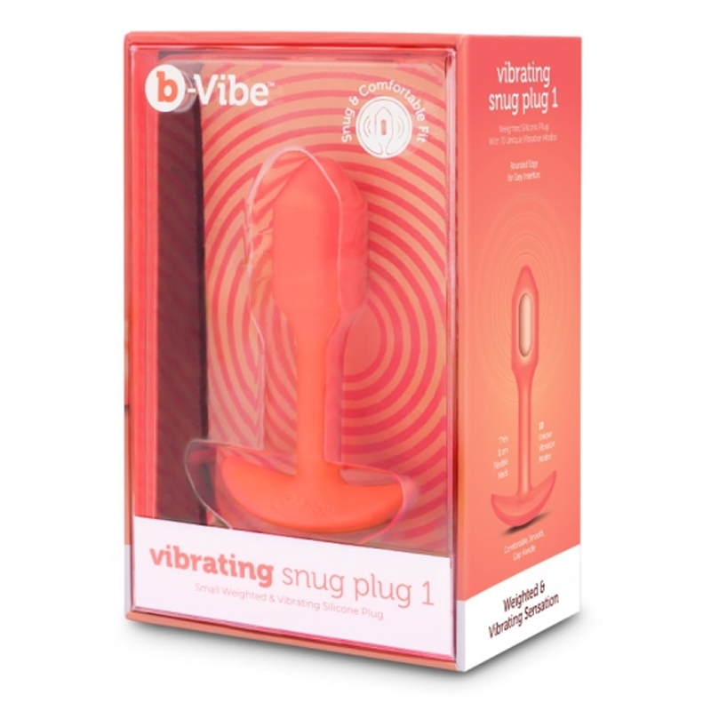 VIBRATING SNUG PLUG | S | ORANGE