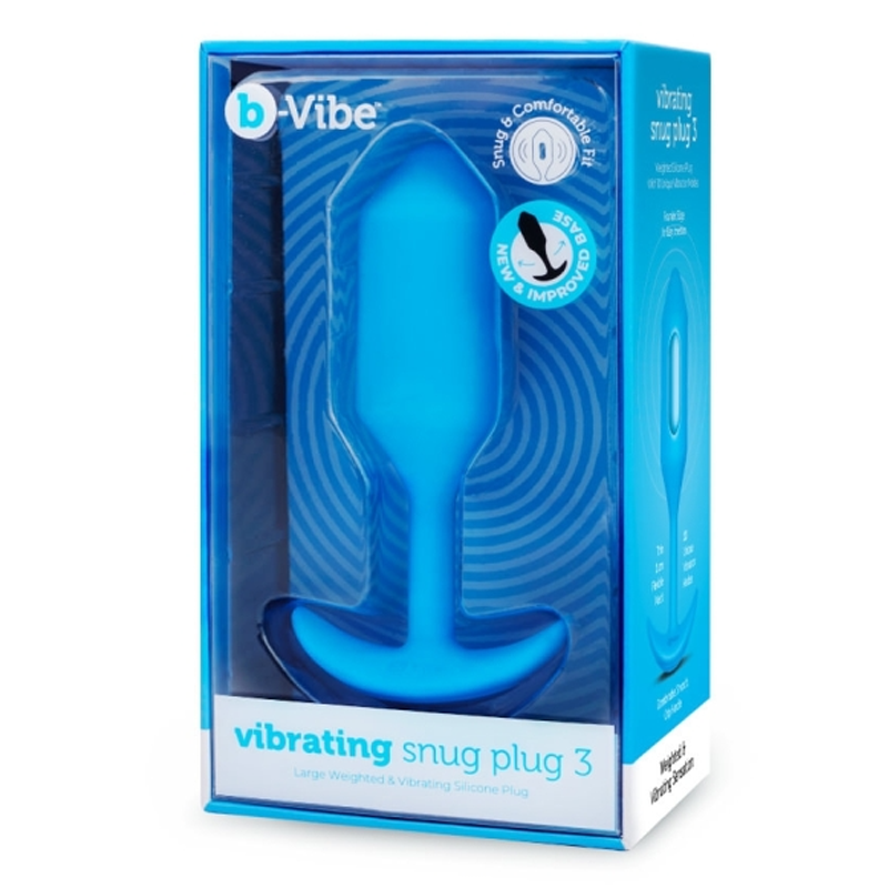 VIBRATING SNUG PLUG | L | BLUE