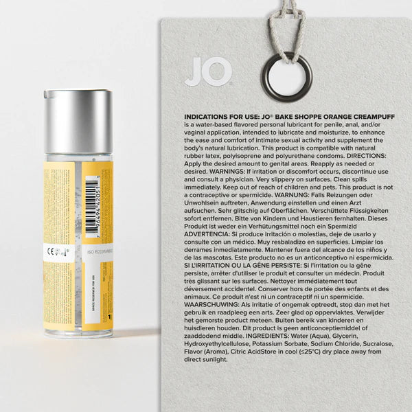 JO Bake Shoppe -  Peach Cobbler - Lubricant 2 floz / 60 mL