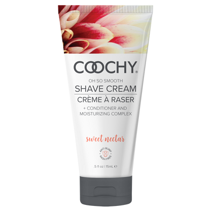 Coochy Shave Cream - SWEET NECTAR tube .5oz | 15mL