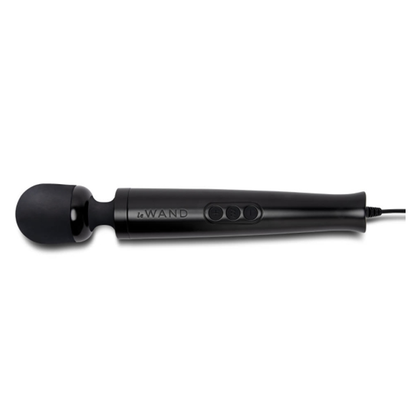 Die Cast Plug-In Vibrating Massager - Black