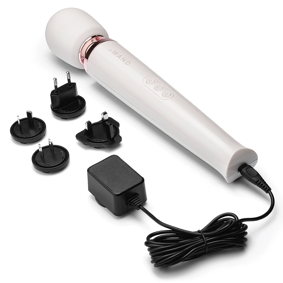 Rechargeable Vibrating Massager - White