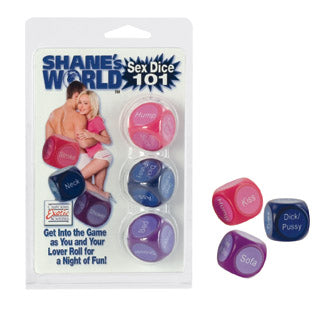 SE2434-10-2 Shanes World Sex Dice 101