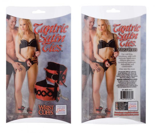 SE4025-30-3 Tantric Satin Ties - Wrist Cuffs