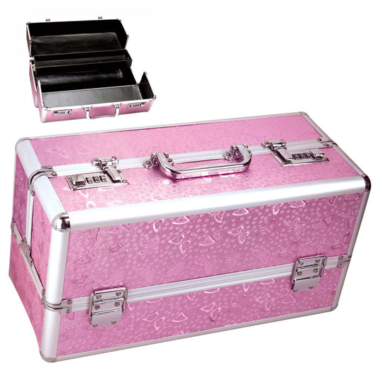BM098-16 Large Lockable Vibrator Case Pink