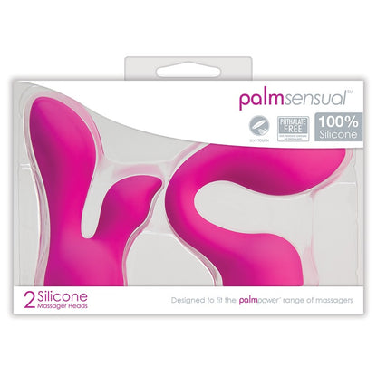 BM30530 Palm Sensual Attachments 2 Silicone Heads