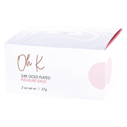 Oh K Pleasure Balls 24K Gold Plated