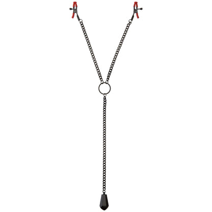 Kink Nipple Clips with Heavy Weight and Silicone Tips