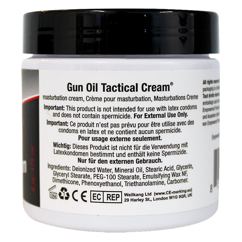 Jar Gun Oil Tactical Cream