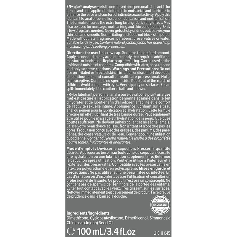 Analyse Me! Silicone-Based