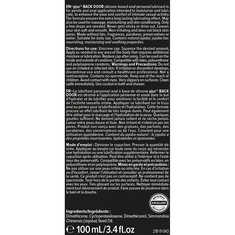 Backdoor Anal Glide Silicone-Based