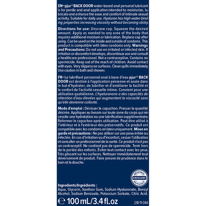 Backdoor Anal Glide Water-Based