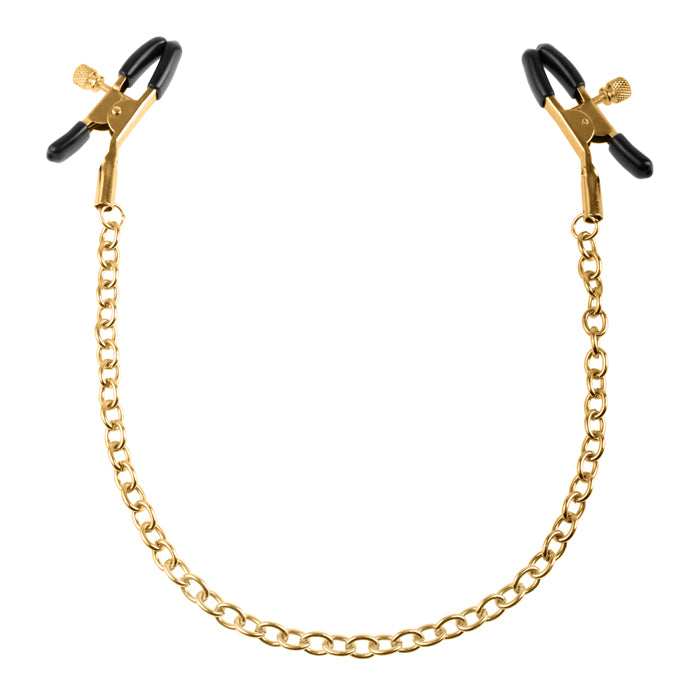 Gold Chain Nipple Clamps