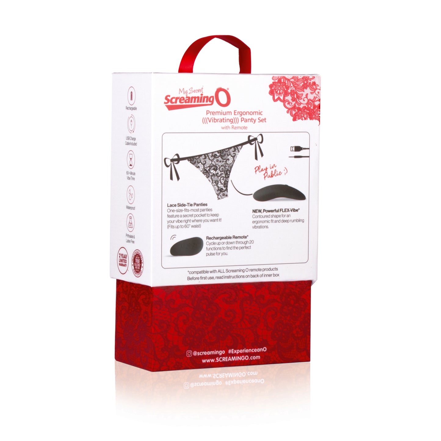 Premium Ergonomic Vibrating Panty Set