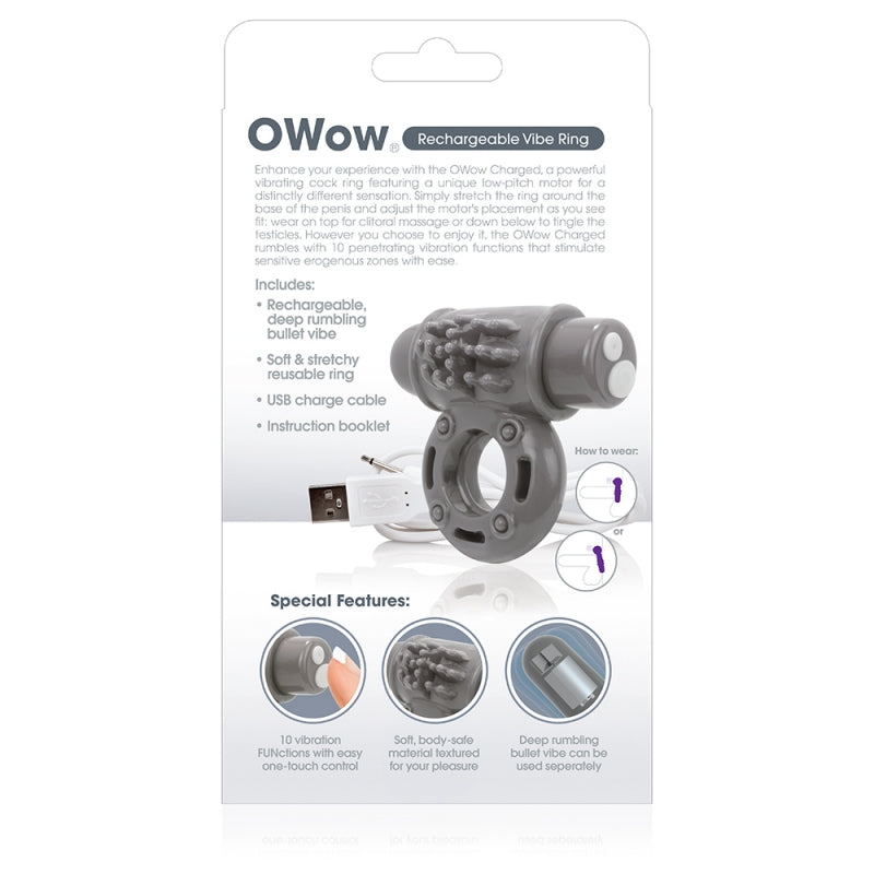 Charged OWow Rechargeable Vibe Ring