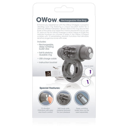 Charged OWow Rechargeable Vibe Ring