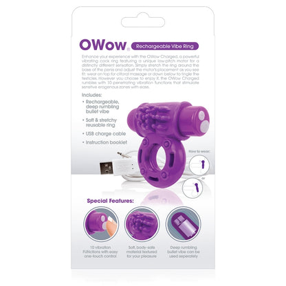 Charged OWow Rechargeable Vibe Ring