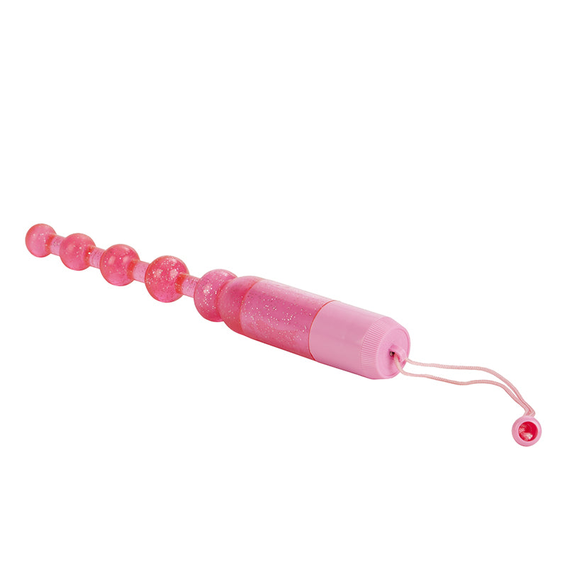 SE1329-04-2 Waterproof Vibrating Pleasure Beads Pink