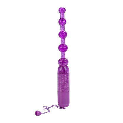 SE1329-14-2 Waterproof Vibrating Pleasure Beads Purple