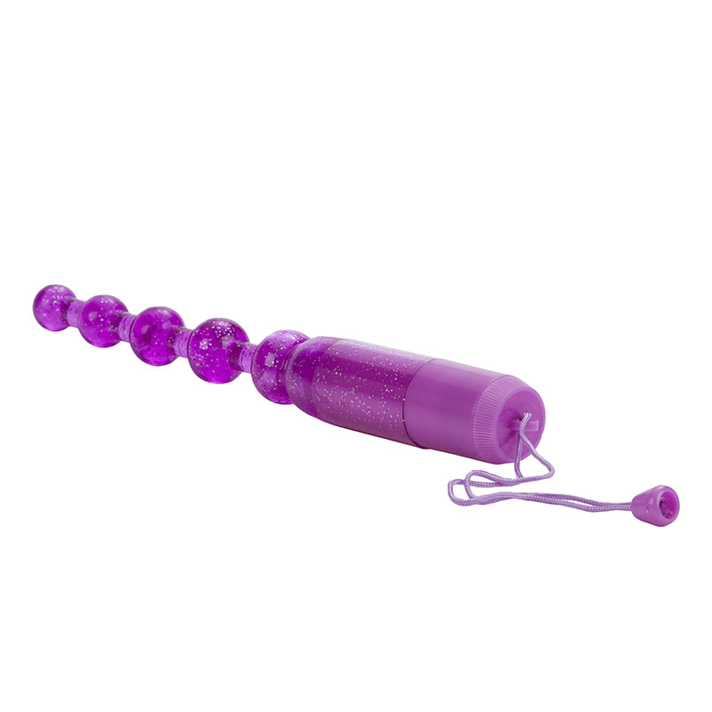 SE1329-14-2 Waterproof Vibrating Pleasure Beads Purple