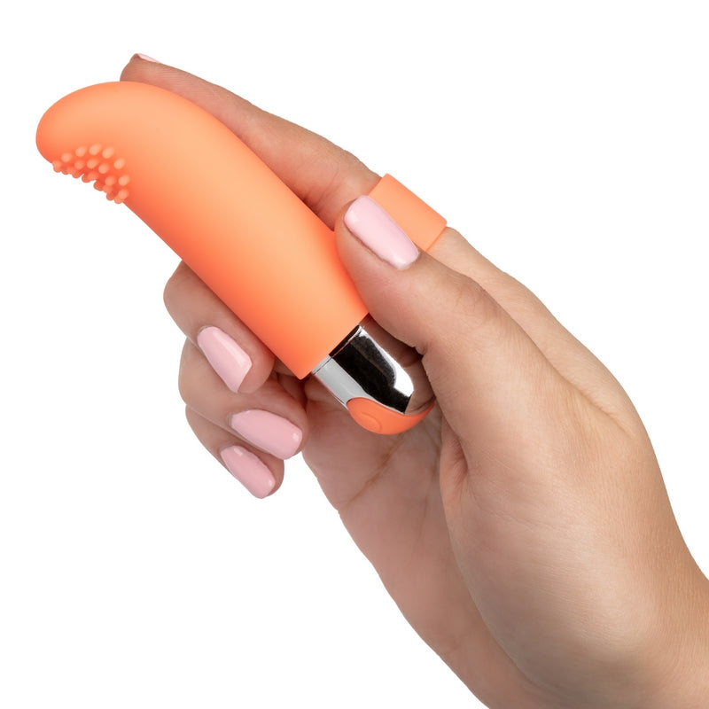 SE1705-00-2 Intimate Play Rechareable Finger Tickler Orange