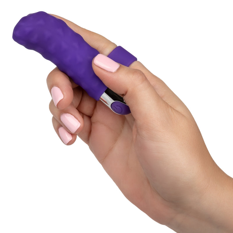 SE1705-10-2 Intimate Play Rechareable Finger Teaser Purple