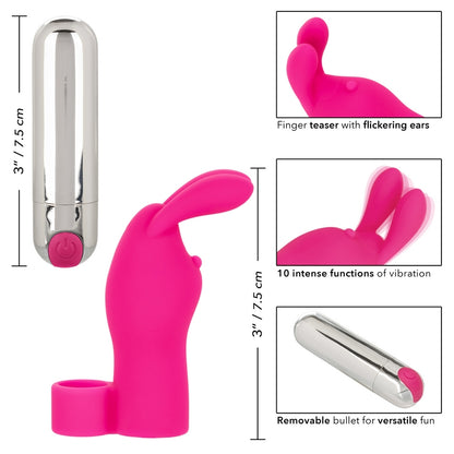 SE1705-20-2 Intimate Play Rechareable Finger Bunny Pink