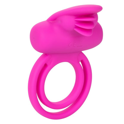 SE1843-10-3 Silicone Rechargeable Dual Clit Flicker Pink