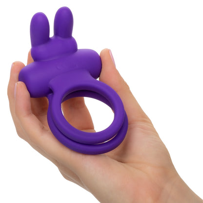 SE1843-20-3 Silicone Rechargeable Dual Rockin Rabbit Purple