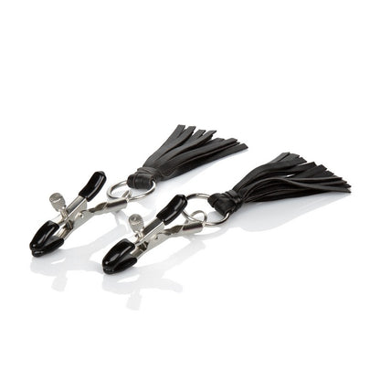 SE2614-05-2 Playful Tassels Nipple Clamps Black