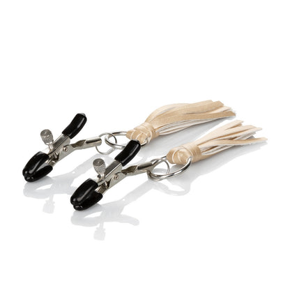 SE2614-15-2 Playful Tassels Nipple Clamps Gold