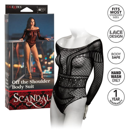 SE2711-82-3 Scandal Off the Shoulder Body Suit