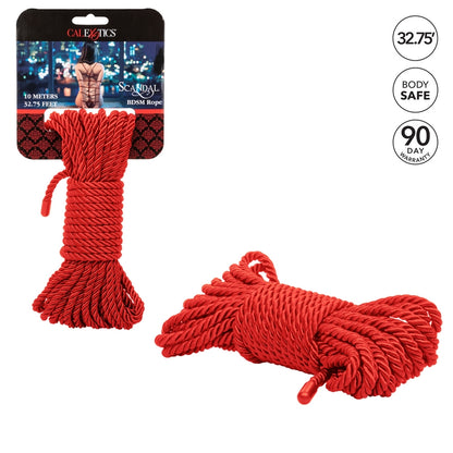 SE2711-96-2 Scandal BDSM Rope 10m Red