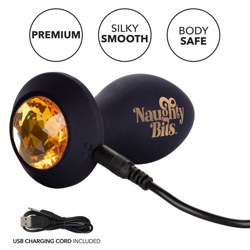 SE4410-46-3 Naughty Bits Vibrating Butt Plug Shake Your Ass