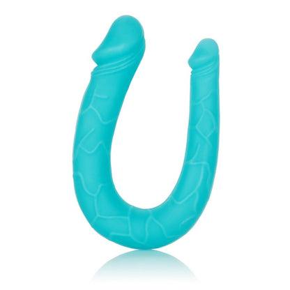 SE0311-75-2 Silicone Double Dong AC/DC Dong Teal