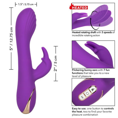 SE0609-55-3 Jack Rabbit Heated Silicone Rotating G Rabbit