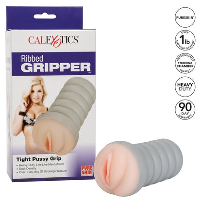 SE0929-50-3 Ribbed Gripper Tight Pussy Ivory