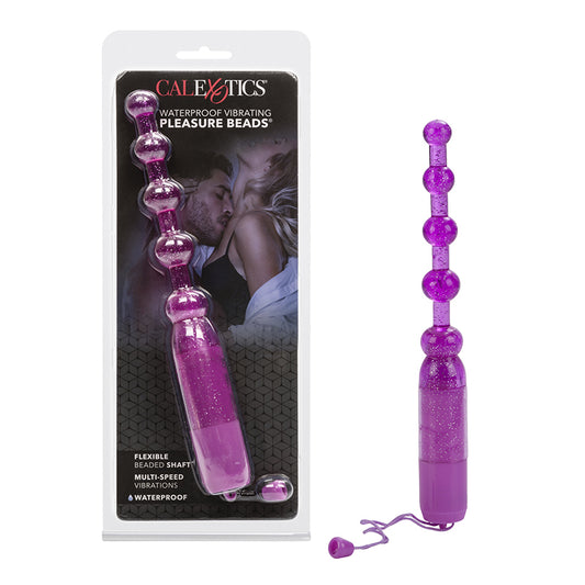 SE1329-14-2 Waterproof Vibrating Pleasure Beads Purple