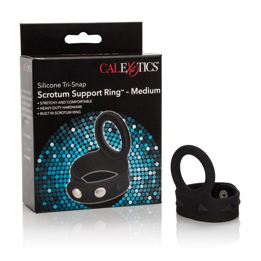 SE1413-15-3 Silicone Tri-Snap Scrotum Support Ring Medium