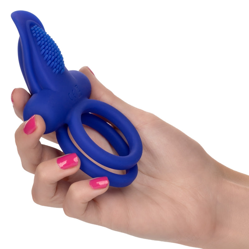 SE1843-15-3 Silicone Rechargeable Dual Pleaser Enhancer