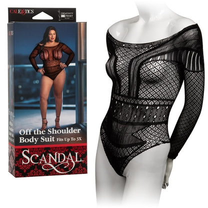 SE2711-83-3 Scandal Off the Shoulder Body Suit Plus Size