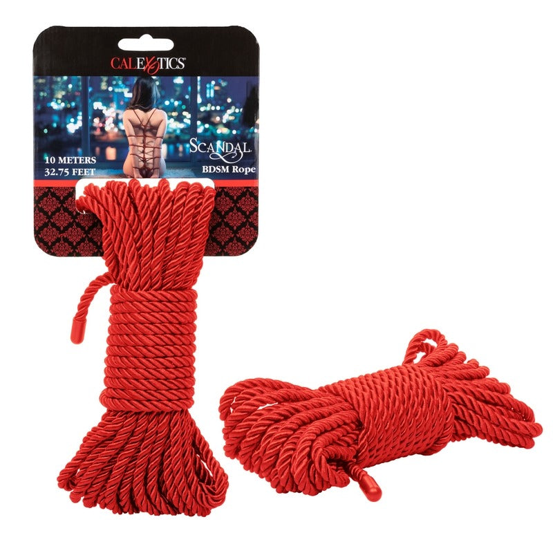 SE2711-96-2 Scandal BDSM Rope 10m Red