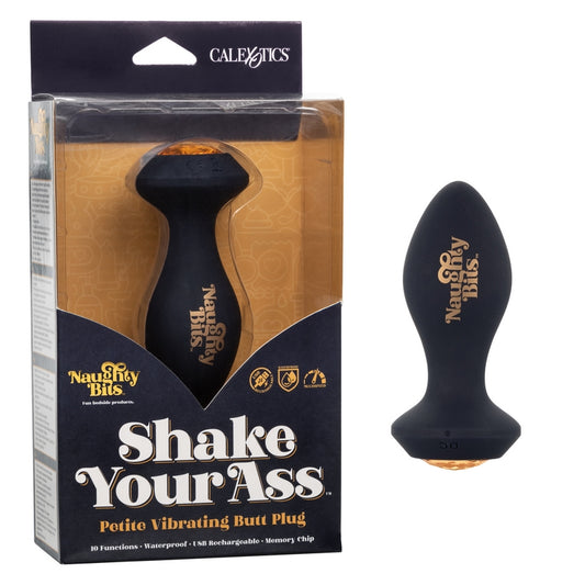 SE4410-46-3 Naughty Bits Vibrating Butt Plug Shake Your Ass